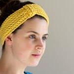 Mustard Yellow Crochet Head..