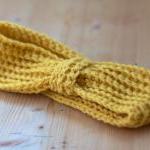 Mustard Yellow Crochet Head..