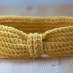 Mustard Yellow Crochet Head..