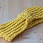 Mustard Yellow Crochet Head..
