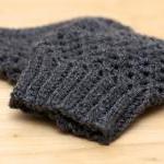 Crochet Boot Cuffs in Dark ..