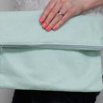 Fold over Fabric Zipper Clu..