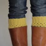 Crochet Boot Cuffs - you pi..