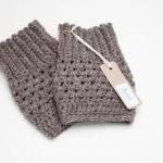Crochet Boot Cuffs in Soft ..