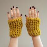 Mustard Yellow Chunky Croch..