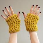 Mustard Yellow Chunky Croch..