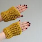 Mustard Yellow Chunky Croch..