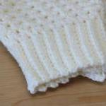 Crochet Boot Cuffs in Cream..