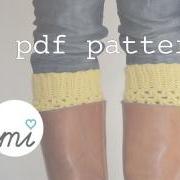 PDF Crochet PATTERN Boot Cuffs
